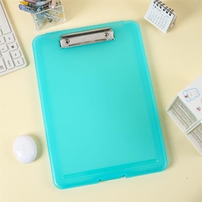 Presse-papiers multifonctionnel pour écriture, classeur A4, organisateur de fichiers de bureau, fournitures de bureau, tapis, outil d'écriture menthe