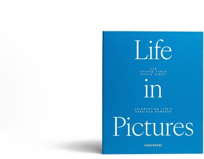 Printworks Fotoalbum - Life in Pictures - Blauw