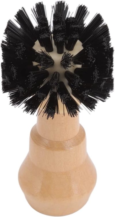 Sieve carrier brush en plug brush voor het verwijderen van residuen uit poederomhulsels en filters