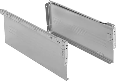 Metalen Ladesysteem Hoogte 15cm Diepte 40cm Grijs Universeel Inbouw