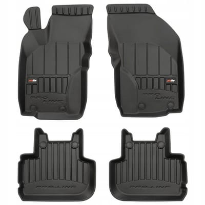 FROGUM 3D - Automatten Set - Perfecte Pasvorm - Geurloos TPE - Hoge 6cm Rand