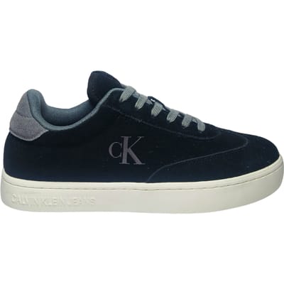Mannenschoenen Calvin Klein Jeans Lage sneakers, zijlogo, grijze veters