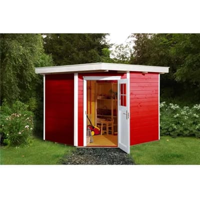 Weka Tuinhuis 229 - Rood - 235x239cm