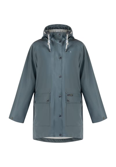Schmuddelwedda Oversized mackintosh bridgeport Dames Blauwgrijs-271