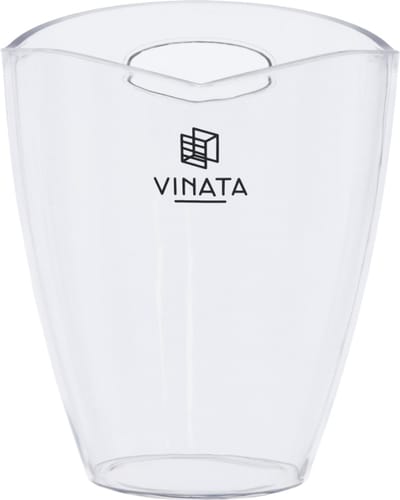 Vinata Liera wijnkoeler - transparant - 3.5 L - wijnkoeler staaf - flessenkoeler - koelelement fles - wijnschenker