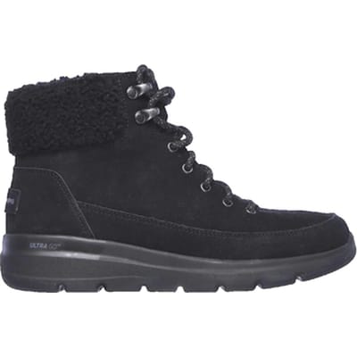 Skechers Glacial Ultra - Woodlands Dames Laarzen - Zwart - Maat 40