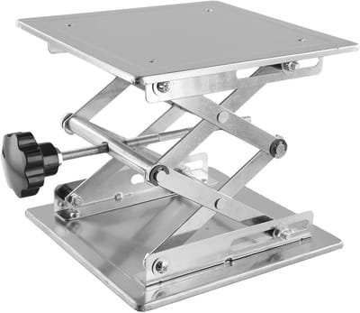 Lift Tafel - Werkbank Platform - Laboratorium Werk - Verstelbare Hoogte - 10 kg Capaciteit - Zilver