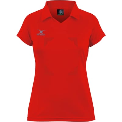 Gilbert Netball Eclipse Hook and Loop Shirt Girls - 5 - 6 Yrs - Rood