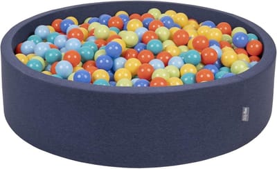 Ronde Ballenbak - Speelbad Ballenbak - Kinderen Spelen - Oeko-Tex Gecertificeerd - 120x30cm 200 Ballen