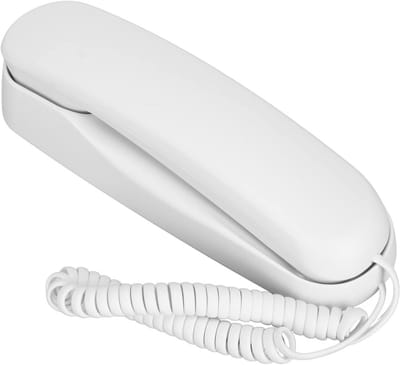 Vaste Telefoon Wit voor Thuis of Kantoor - Bureautelefoon met Ophangfunctie