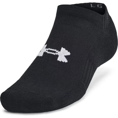 Under Armour Tc Korte Sokken 3 Paren Zwart EU 31 1/2-36 1/2 Man,Vrouw