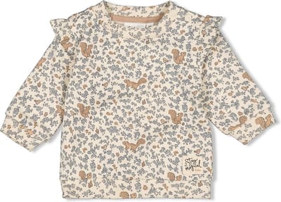 Feetje meisjes Sweater AOP Offwhite - Stay Magical
