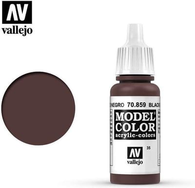 Vallejo Hobbyverf Acrylverf - 70859 Model Color Black Red - Acryl Verf flesje - 17 ml