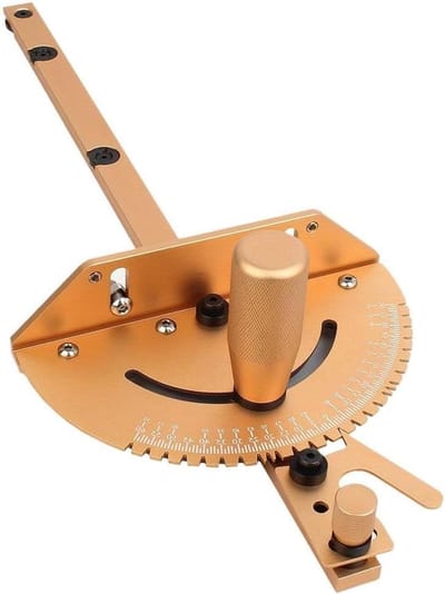 Zaaggeleider Houtbewerking - Milling Bar - Precisie Zagen - Instelbare Hoeken - 51 cm - Zilver