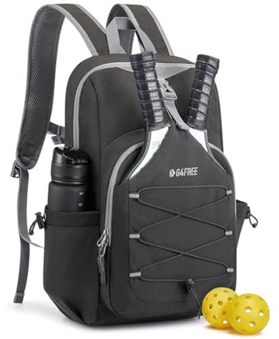 Lichte Pickleball-tas voor 2 tot 4 Peddels - Verstelbare Rugzak voor Dames en Heren