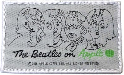 The Beatles - On Apple Patch - Wit