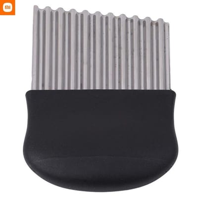 Keuken RVS Wave Aardappel Snijmachine Ui Wortel Chips Cutter Tool Home Keuken Groente Chopper gray
