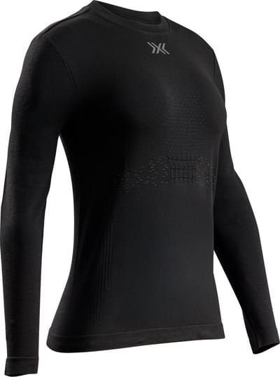 X-Bionic Mightywool Damesshirt Lange Mouwen Zwart, Maat XS