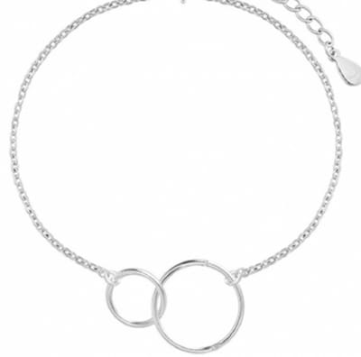 Enkelbandje-Odi-Zilver-Cirkel - Charme Bijoux
