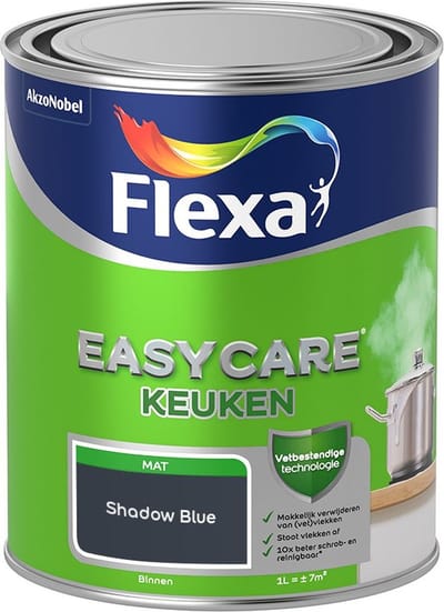 Flexa - Easycare Keuken - Shadow Blue - Mengverf - 1 L