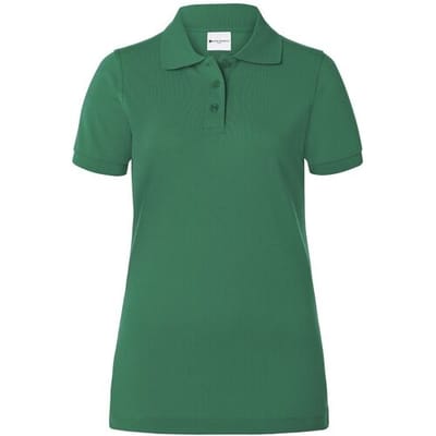 (6 stuks) KARLOWSKY Dames Werkkleding Poloshirt Basic - Bosgroen - maat: XS Groen