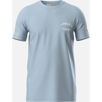 In Gold We Trust The Pusha Baby Blue Size: XS | T-Shirts Outlet | Unisex | Blauw