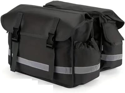 Motorzadeltassen - Zijzadeltassen Bagage - Motorreizen - Afneembare Zadeltas - 1 Kilogram - Zwart