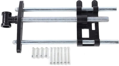 Dailygoods- Schroefstok Robuuste Stalen Klemgeleidingsstang - Bankschroef voor Werkbank - Houtbewerking - Corrosiebestendig - Nauwkeurig Vervaardigd - Handig voor Lassen