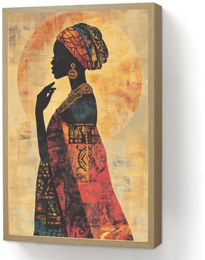 Wandlamp 40x60 cm - Oplaadbaar - Vrouw - Silhouet - Patronen - Sierlijk - Wandlampen binnen woonkamer - Slaapkamer lamp - Decoratieve nachtlamp - Vloerlamp draadloos