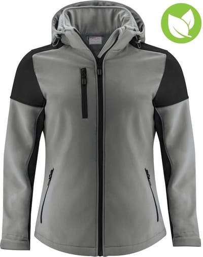 Printer PRIME PADDED SOFTSHELL PRIME LADY 2261072 - Staalgrijs/Zwart - M