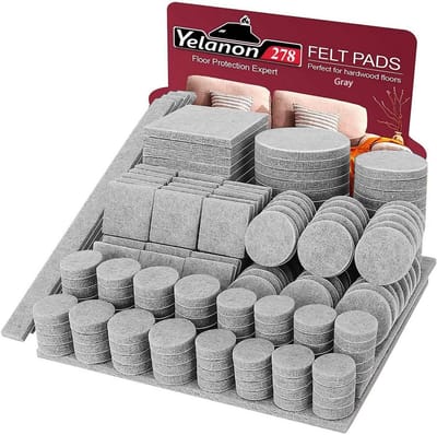 Zelfklevende Viltglijders Set (278 Stuks) - Krasbestendige Meubelbeschermers voor Alle Vloertypes