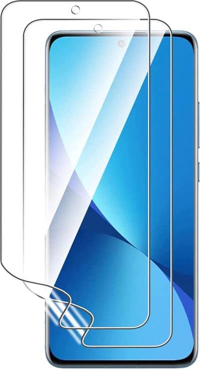 Screenprotector voor Xiaomi 12 / 12X - 2 stuks Beschermende kunststoffen transparante plastic schermfolie