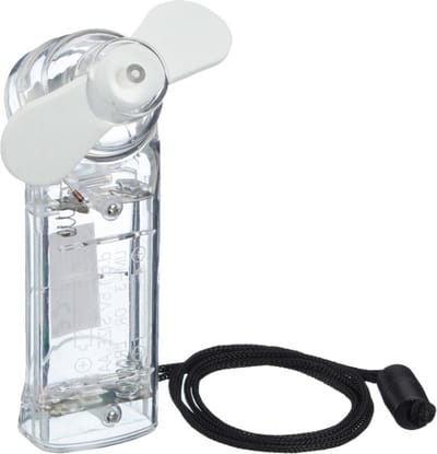 Cepewa Ventilator voor in je hand - Verkoeling in zomer - 10 cm - Wit - Klein zak formaat model