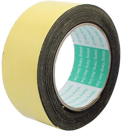 Dailygoods- Schuimband 50mmx10mm - Zelfklevende Afdichtstrip - Spons Tape - Geluidsisolatie - Schokabsorptie - Hoge viscositeit