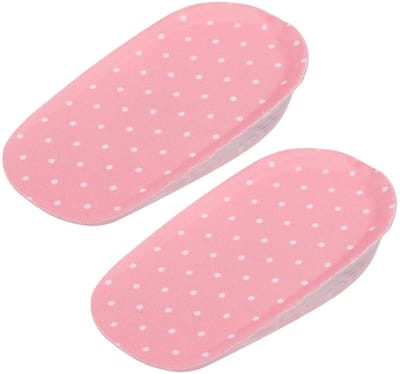 Silicone Gel Inlegzolen voor Verhoogde Lengte - Zelfklevend en Comfortabel (2.5cm - Roze)