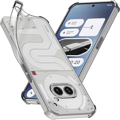 ebestStar - Hoes geschikt voor Nothing Phone (2a), Silicone Slim Cover Case, Versterkte Hoeken en Randen hoesje, Transparant