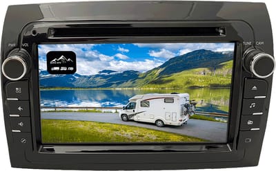 BergGPS - Camper Navigatie voor Peugeot Boxer/Citroen Jumper/ Fiat Ducato  2006-2021 - DAB -  Bluetooth - Carplay / Android Auto