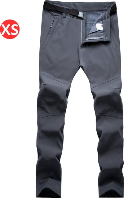Bovista Skibroek - Skipak - Snowboard Broek - Winterbroek - Sneeuwbroek - Heren - Dames - Unisex - Wintersport - Donker Grijs XS