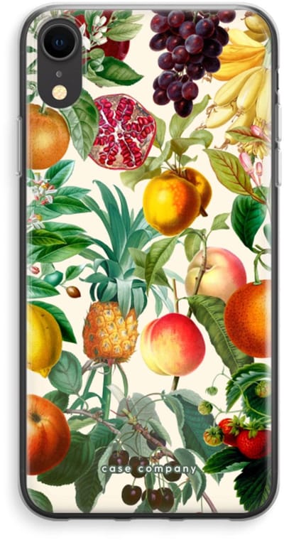 Case Company® - Hoesje geschikt voor iPhone XR hoesje - Classic Flora - Soft Cover Telefoonhoesje - Bescherming aan alle Kanten en Schermrand