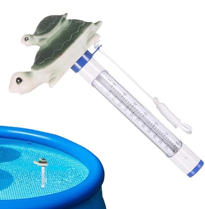 Zwembadthermometer - Temperatuurtester - Water Meten - Duidelijk Afleesbaar - 20 cm Lengte - Kikker Design
