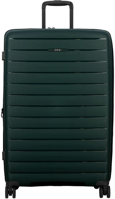 Jump Striper 4 wielen Trolley 77 cm met uitbreidingsplooi - Harde bagage - TSA slot - dark green