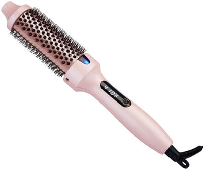 Nieuwe pluizige kam, steil haarkam, krultang, steil krullend, dubbele functie, onbeschadigd haarstylingkam, slimme binnengesp, pony, krultang