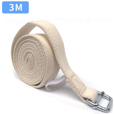 Yoga Stretch Riem D-Ring Riem Oefening Gym Touw Figuur Taille Been Weerstand Fitness Band Katoen voor Fitness