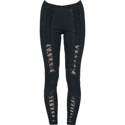Vixxsin - Gothic Legging - Poet Leggings - XS tot XXL - voor Vrouwen - zwart