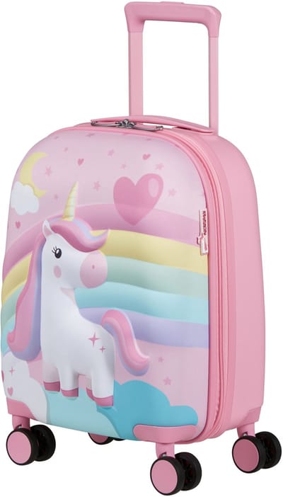 American Tourister handbagage spinner koffer - Wondertrips 4 wiel kinderkoffer 33 x 47 x 22cm - Unicorn