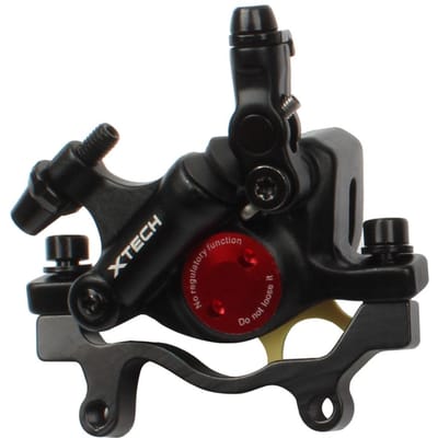 Fiets Hydraulische Schijfrem Voor Achter Remklauwen Fietsen MTB Vouwfiets Rear caliper zwart