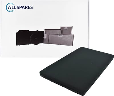 AllSpares Longlife Koolstoffilter voor Afzuigkappen geschikt voor ATAG ACC928 (280x180x20mm)