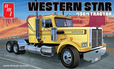 AMT Modelbouwpakket Landbouwvoertuigen - 1300 Western Star - 4964 Tractor - Truck Plastic - 1:24 - Modelbouw