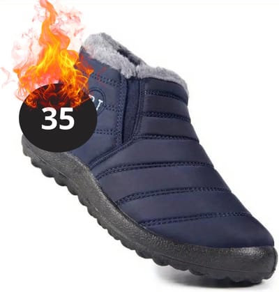 Bovista Snowboots - Sneeuwschoenen - Sneeuwboots - Dames - Wintersport - Ski - Skischoenen - Blauw - 35 - Laag