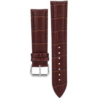 Unisex Verstelbare Horlogeband Kwaliteit Horlogeband Exquise Vervangend Accessoire (22 mm)Bruin bruin